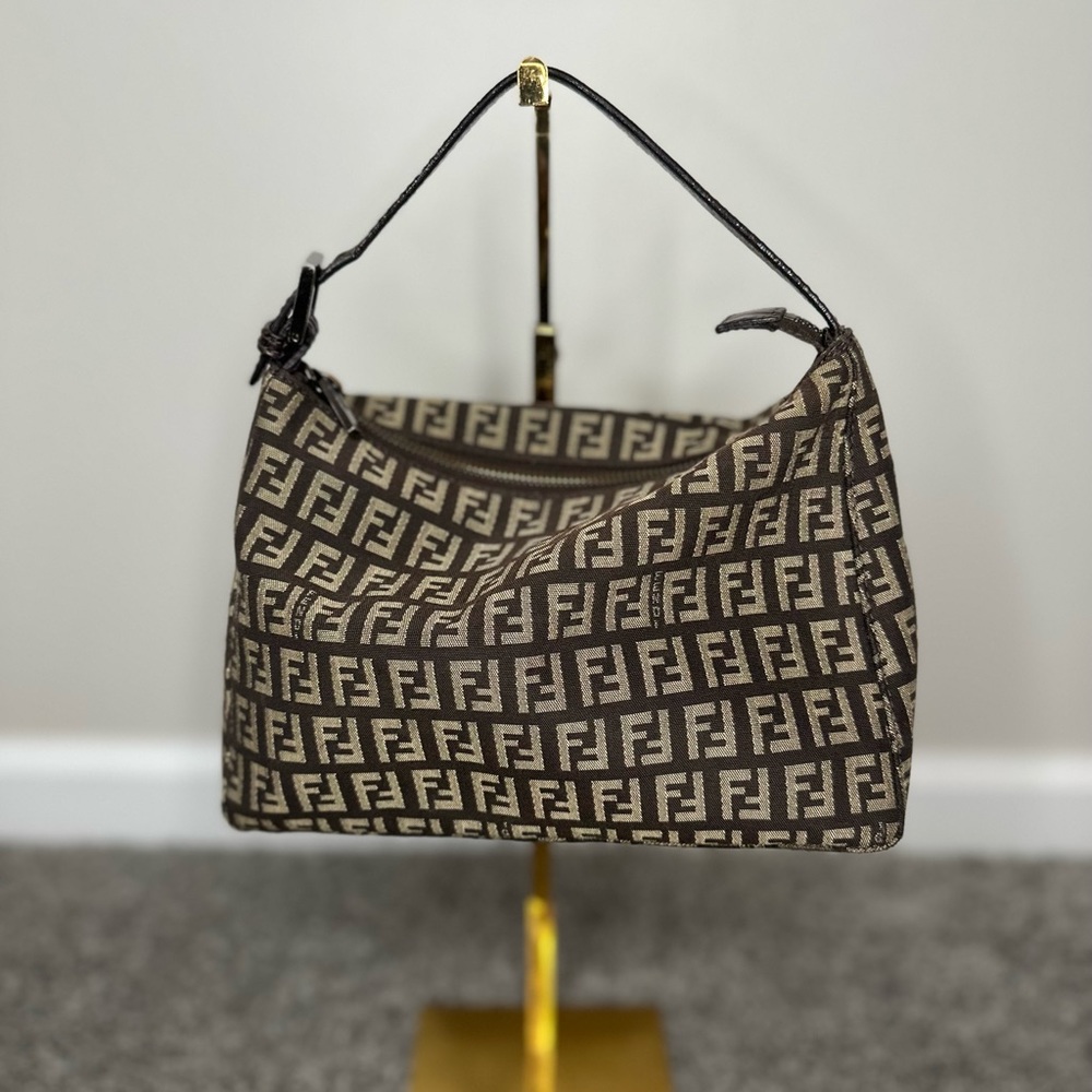 Fendi Zucchino Pochette Purse